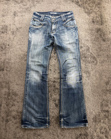 MICHEL KLEIN "SILVER FADE" DENIM