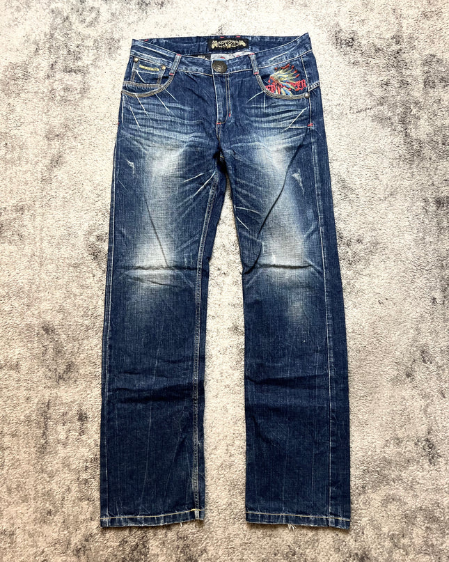 RED PEPPER "CRIMSON MIRAGE" DENIM