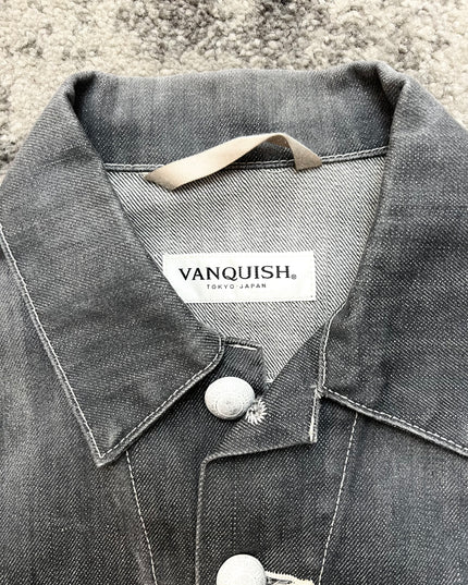 VANQUISH "TOKYO GREYSCALE" DENIM JACKET