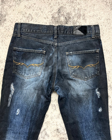 FUGA WAXED DENIM XS 