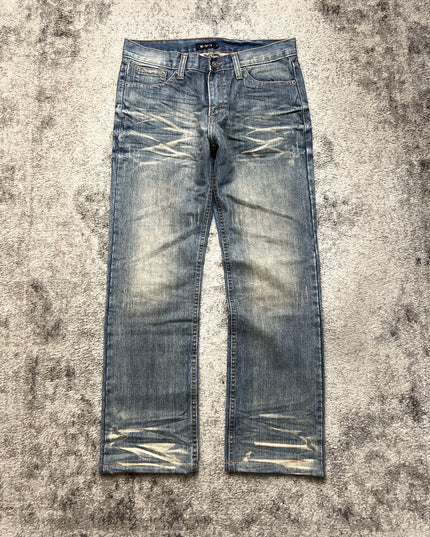 K.U.I "BRUSHSTROKE LUCK" DENIM