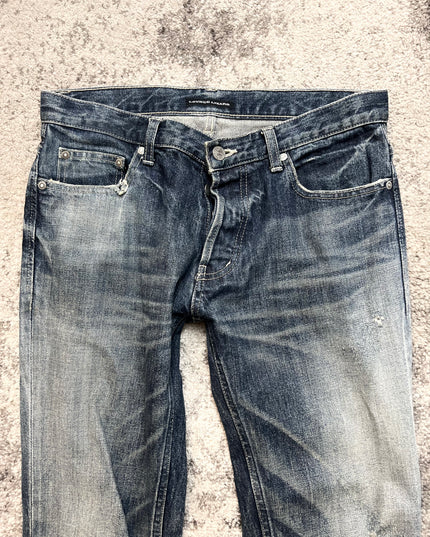 LOUNGE LIZARD "CONCRETE REVERIE" DENIM