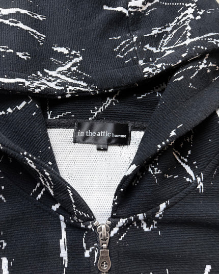 INTHEATTIC "ABSTRACT NOISE" HOODIE (M)