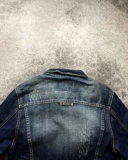 JACKROSE "DISTORTED FADE" DENIM JACKET
