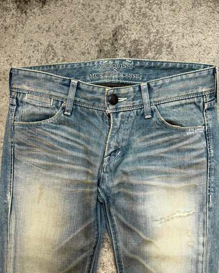 VANQUISH X MURDER LICENSE "GHOST STATIC" DENIM