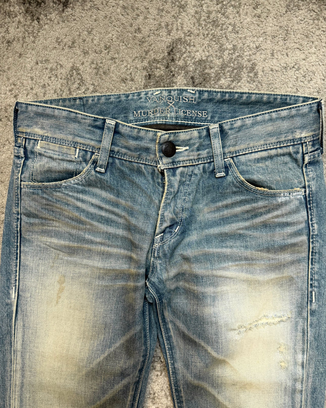 VANQUISH X MURDER LICENSE "GHOST STATIC" DENIM