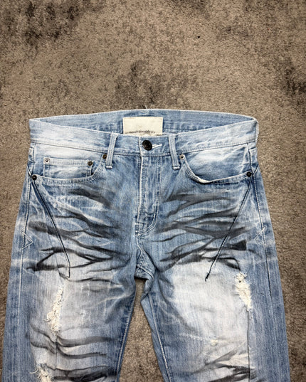 NEUTRAL INFINITY "STATIC COLLAPSE" DENIM (M)