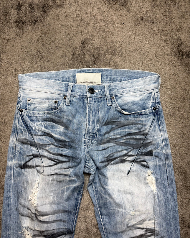NEUTRAL INFINITY "STATIC COLLAPSE" DENIM (M)