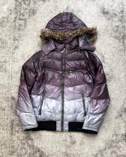 COLLINS "SPRECTRUM FADE" FUR PUFFER