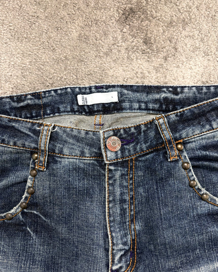 GLOBAL WORK "STUD PATCH" DENIM (M)