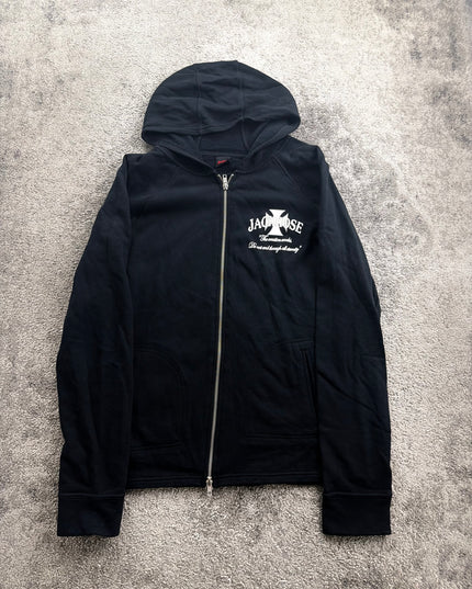 JACKROSE "DARK CROSS" ZIP HOODIE (S)
