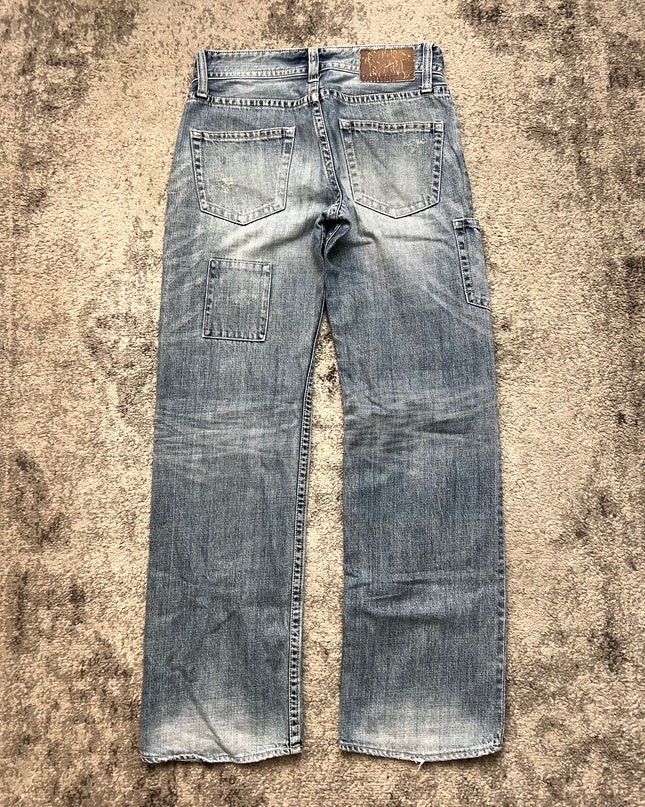 VAROSH "CONCRETE HALO PATCH" DENIM