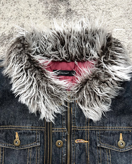 THE BLUE BEAR "FUR SEASON" DENIM JACKET