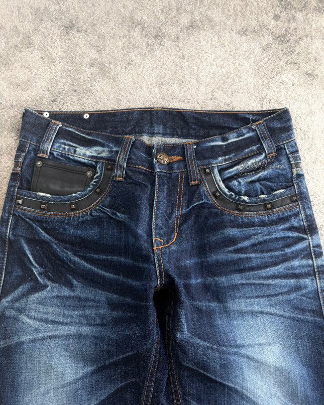RED PEPPER "MIDNIGHT WHISKER" DENIM (M)
