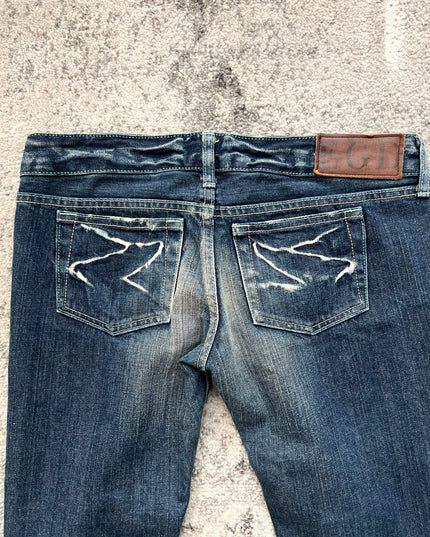 EGOIST "INDIGO SWERVE" DENIM