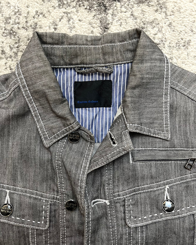 CUSTOM CULTURE "NO FUTURE" DENIM JACKET