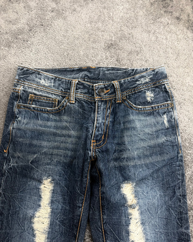 HEISEI "DISTRESSED FADE" DENIM (S)