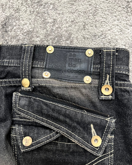 SEMANTIC DESIGN "BLACK RUIN" DENIM