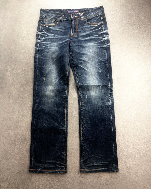 TWO ANT JEAN "MIDNIGHT FRACTURE" DENIM (M)