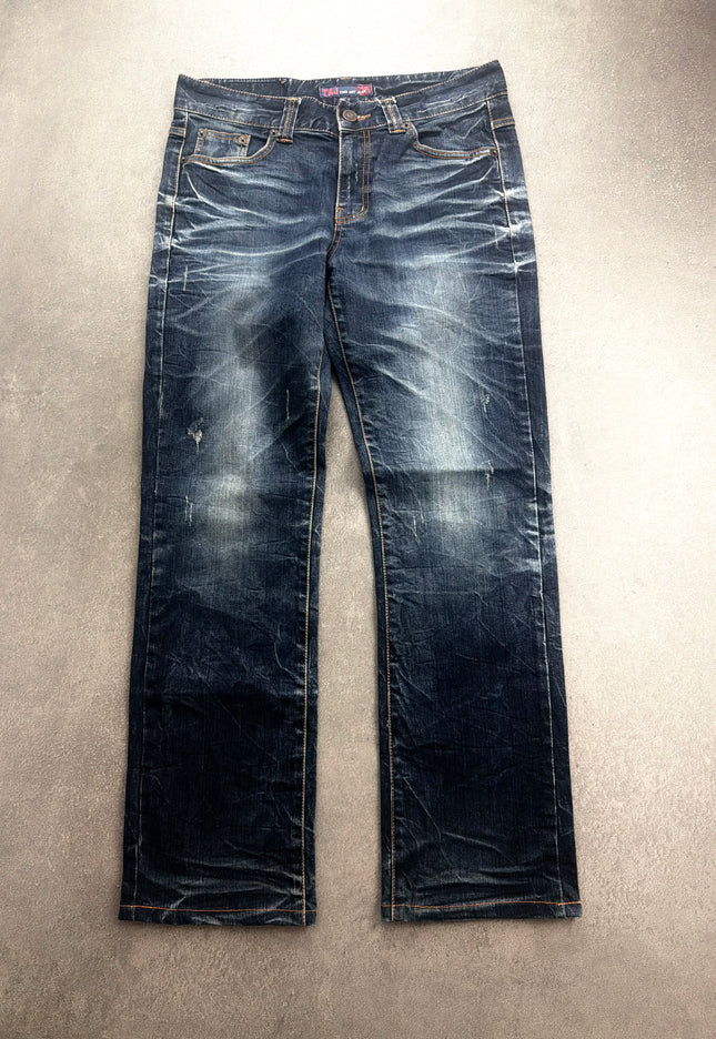 TWO ANT JEAN "MIDNIGHT FRACTURE" DENIM (M)