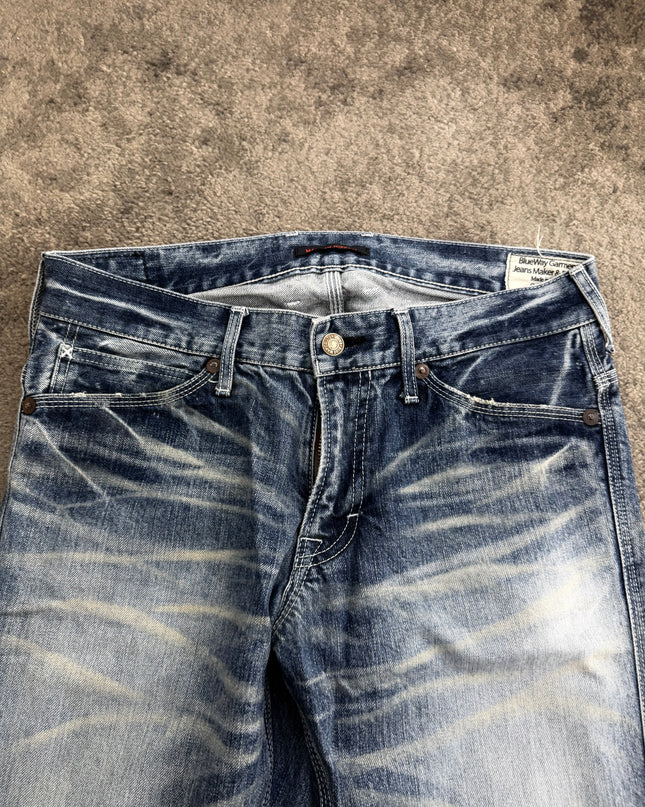 BLUE WAY "ICE FADE" DENIM (S)