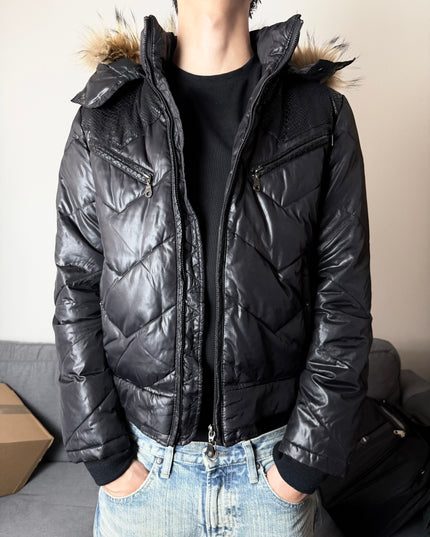 MICHEL KLEIN "NOIR ELEMENT" PUFFER