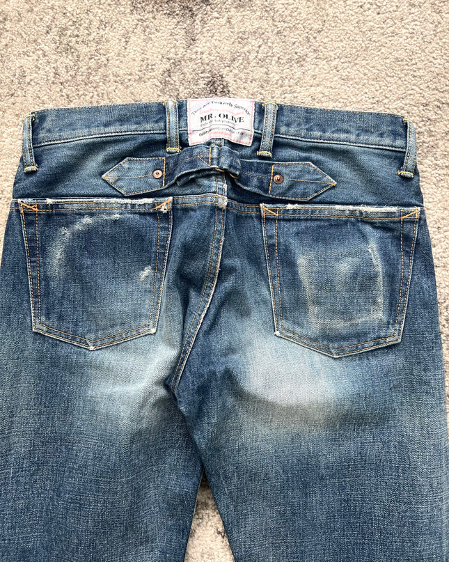 MR. OLIVE "VOICES IN FRAGMENTS" DENIM