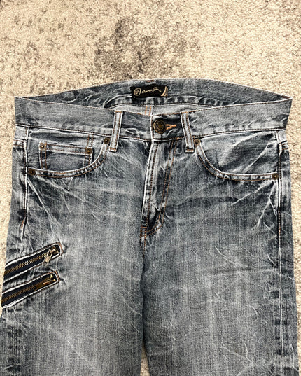 ORIRIN "ZIPPER-SCAR" DENIM
