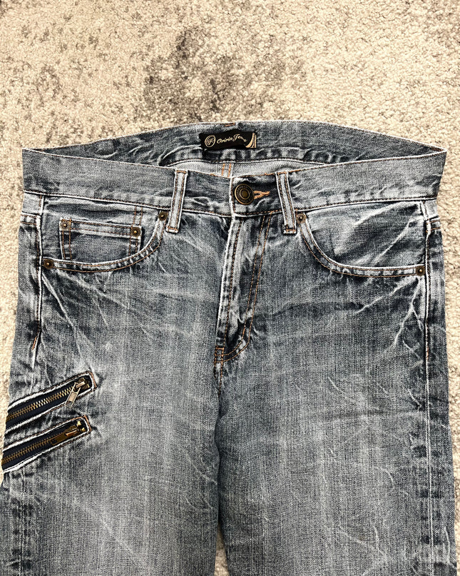 ORIRIN "ZIPPER-SCAR" DENIM