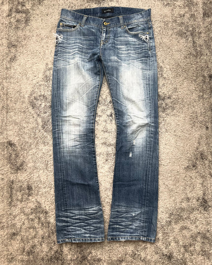 LA GATE "WAVEBURN MEMORY" DENIM