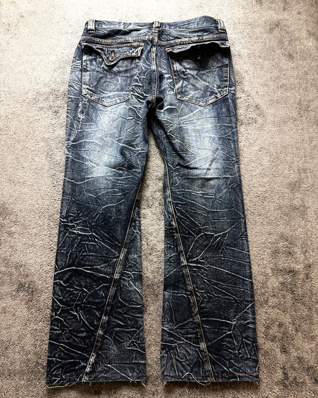 NYLAUS "CRUSHED SILENCE" DENIM