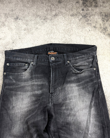RELAXY "BLACK AFTERGLOW" DENIM (M)