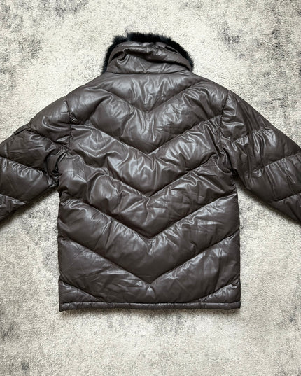 TAKEO KIKUCHI "FAUX FUR" PUFFER