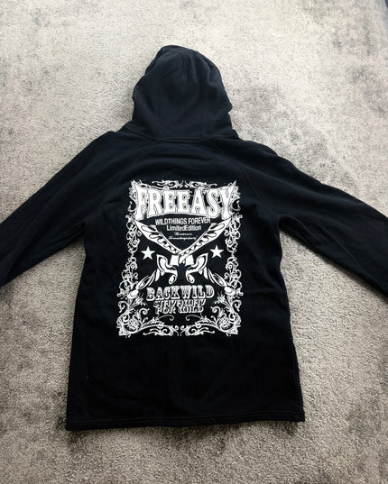 JACKROSE "DARK CROSS" ZIP HOODIE (S)