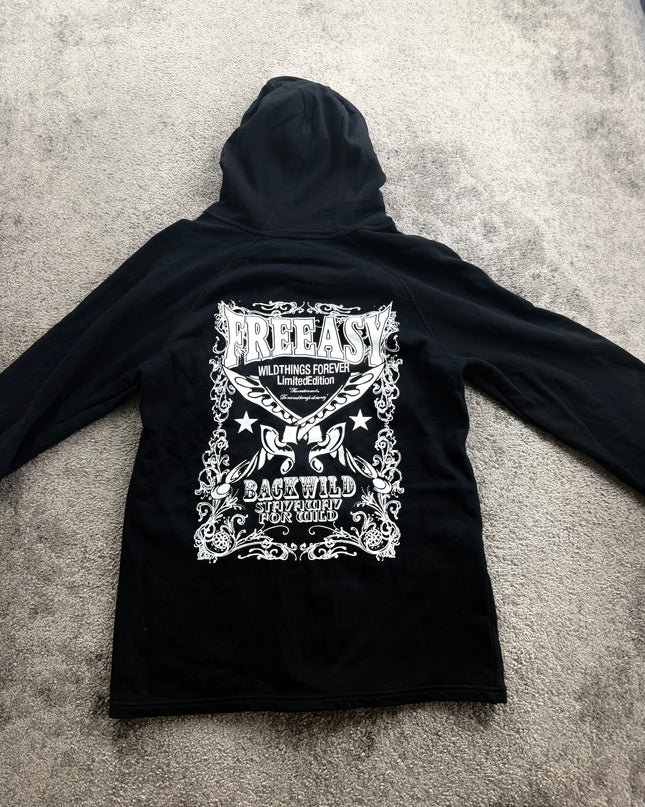 JACKROSE "DARK CROSS" ZIP HOODIE (S)