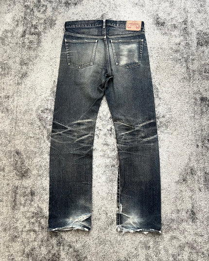 TAKEO KIKUCHI "GHOST STITCH REVERB" DENIM