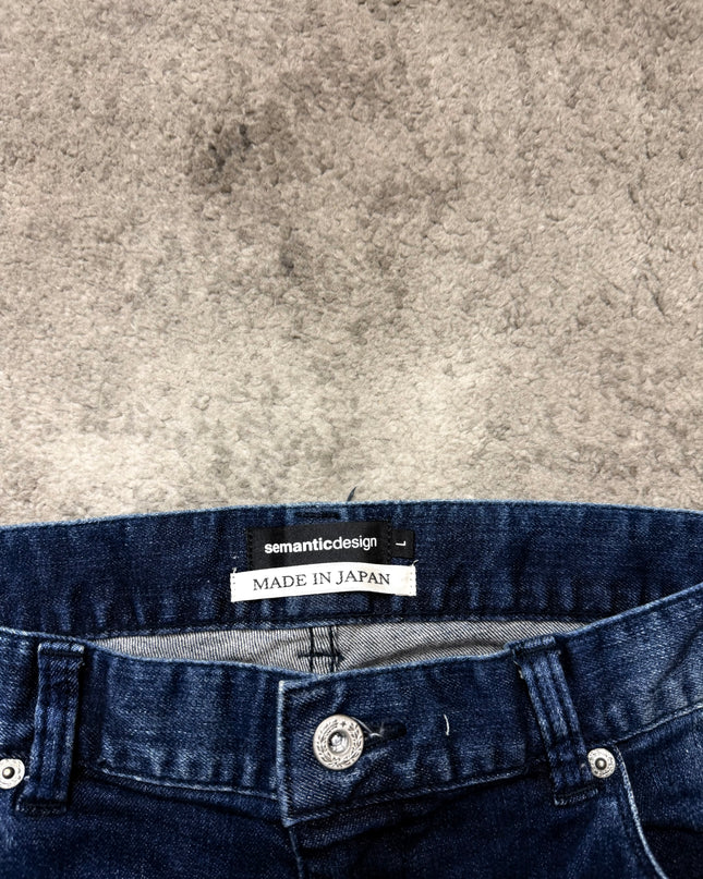 SEMANTIC DESIGN "MIDNIGHT COLLAPSE" DENIM