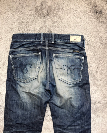 BLUE WAY "MIDNIGHT FADE" DENIM