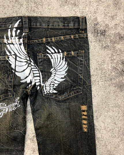 K.U.I "FALLEN WINGS" DENIM