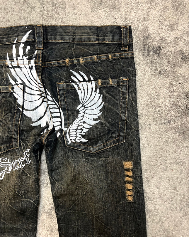 K.U.I "FALLEN WINGS" DENIM