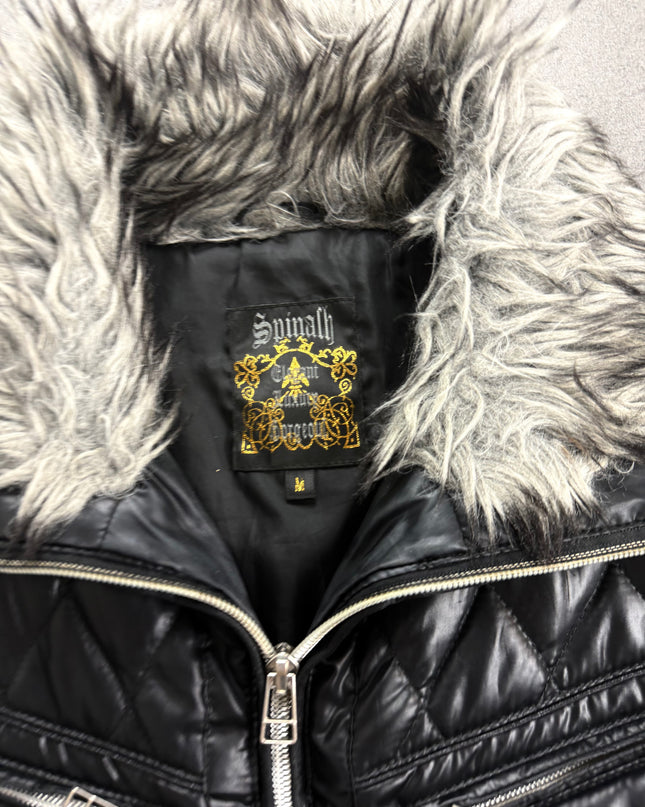 SPINASH "BLACK CHROME" PUFFER (S-M)
