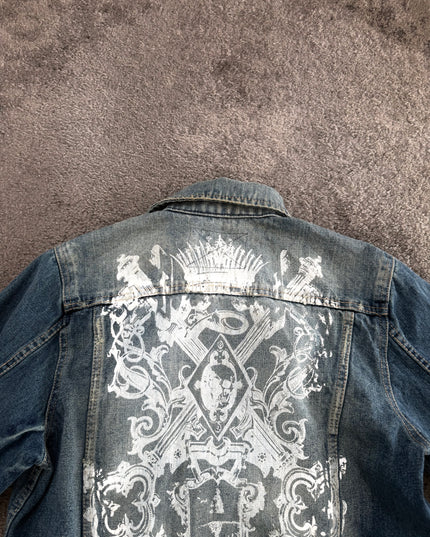 THREE STONES "DUST FADE" DENIM JACKET (S-M)