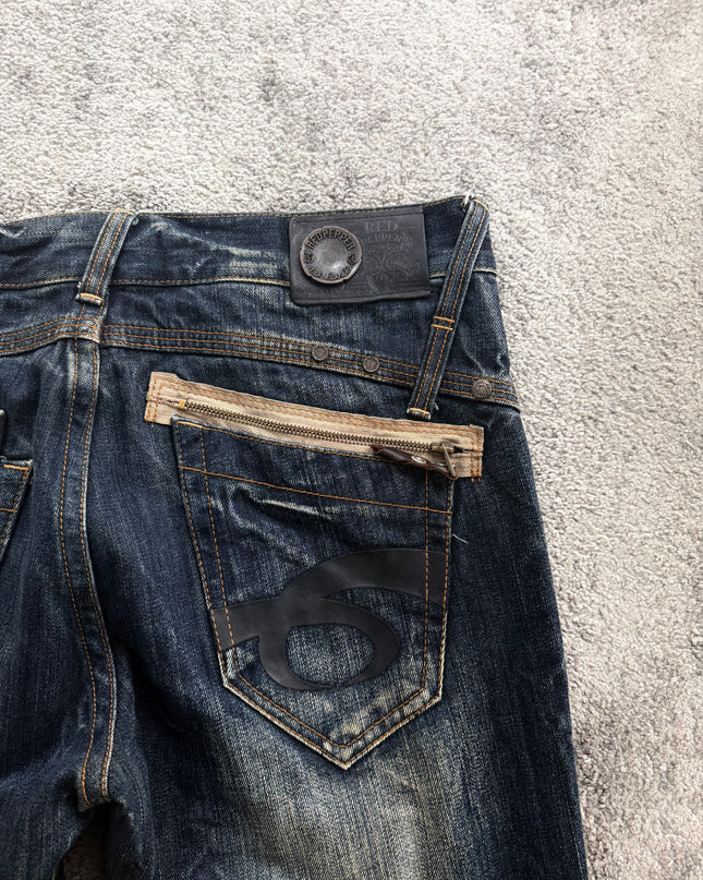 RED PEPPER "VINTAGE FADE" DENIM (L)