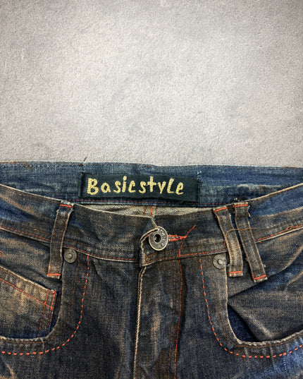 BASIC STYLE "GOLDEN STATIC" DENIM (S-M)