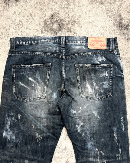 TAKEO KIKUCHI ARCHIVE DISTRESSED DENIM