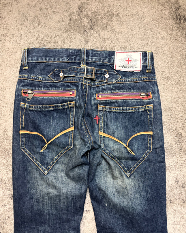 GENOESE “LIGHT FADED“ DENIM (S-M)