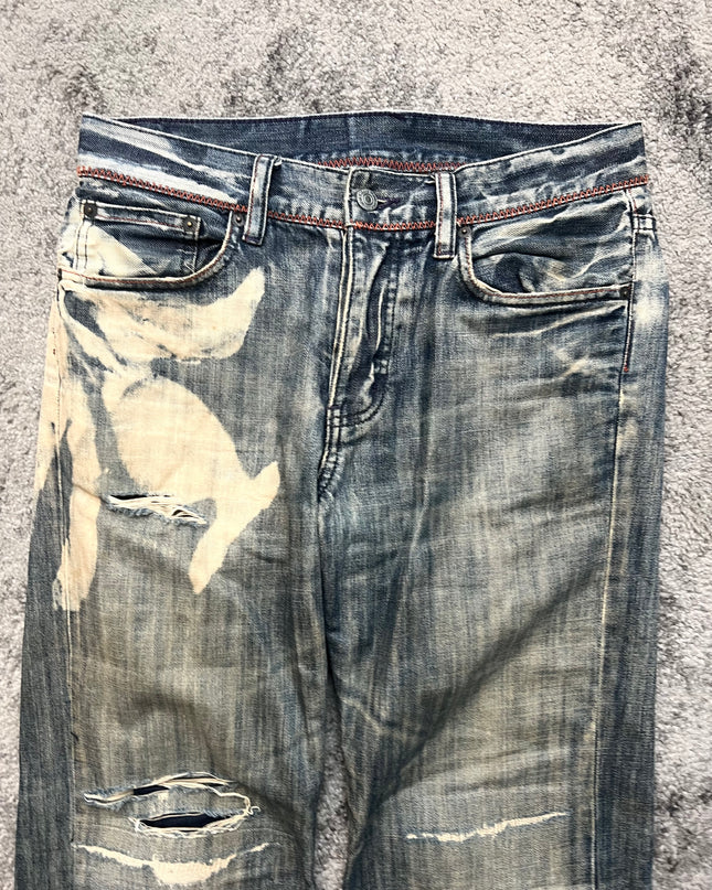 TAKEO KIKUCHI "BLEACHED MEMORY" DENIM
