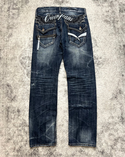ORIRIN "ANGEL STATIC" DENIM