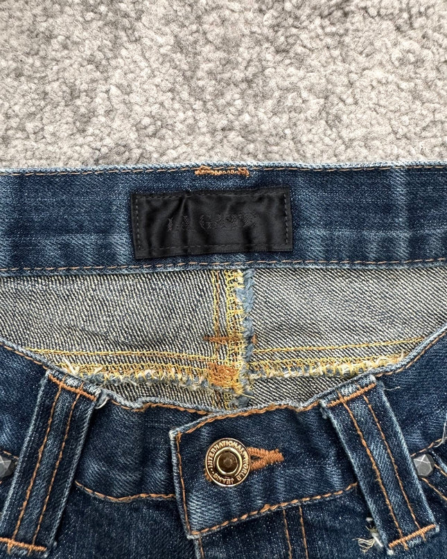 LA GATE "NIGHT SLASH" DENIM