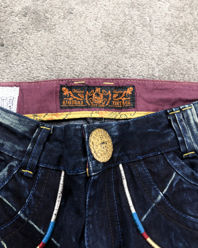RIOBERA "WEB OF MIDNIGHT" DENIM (S-M)